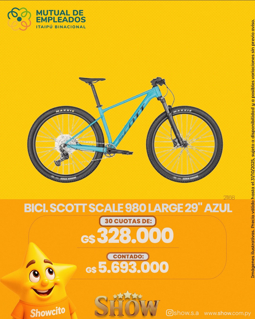 Imagen de BICI. SCOTT SCALE 980L AZUL