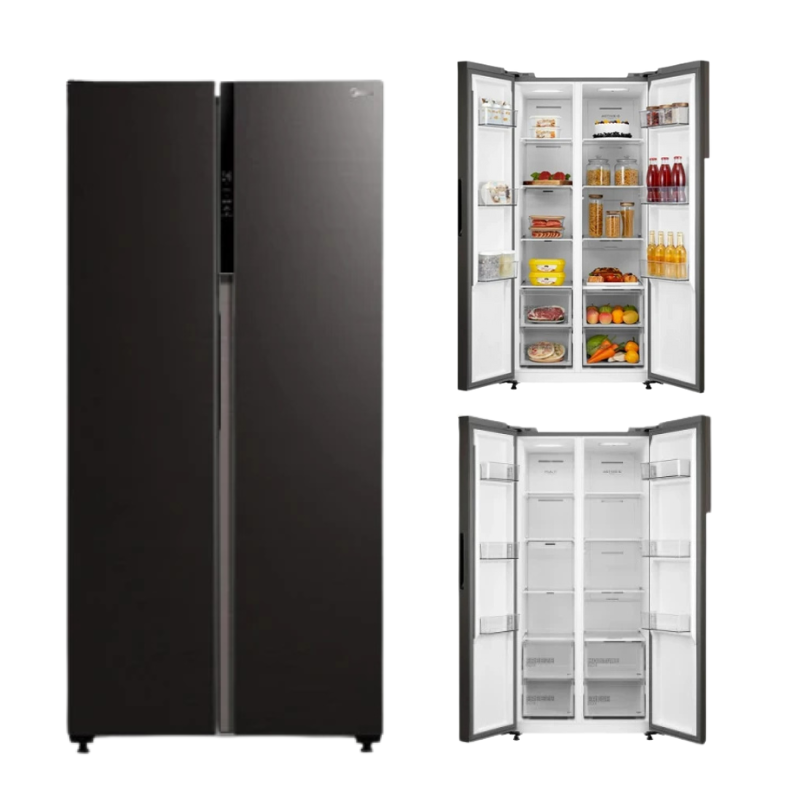 Imagen de HELADERA MIDEA MOD 460L SIDE BY C/INVERTER C/WI-FI