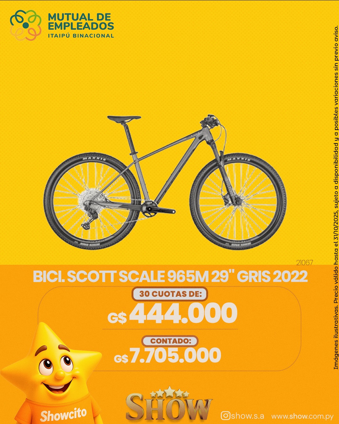 Imagen de BICI. SCOTT SCALE 960M GRIS